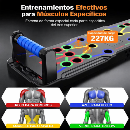 Tabla de flexiones para entrenamiento push up lagartijas + Envío gratis